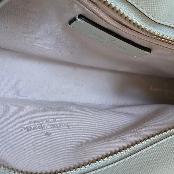 Kate Spade Daisy Reegan Day Tripper Shoulder Bag Wallet Green Blue Turquoise - Picture 6 of 7